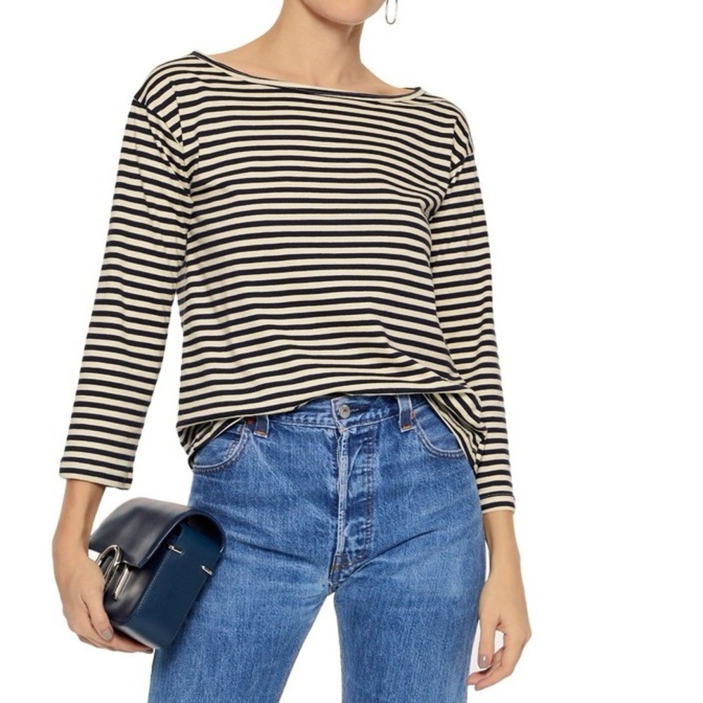 KAIN Amelia striped stretch-modal top